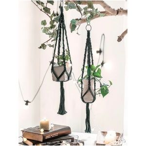 Boho macrame wall tassel plant hangers Home Decor
